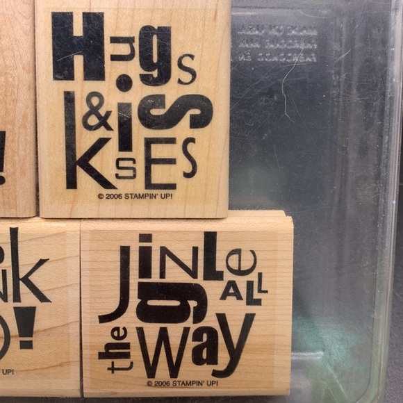 Stampin’ Up box of 4 stamps - Picture 4 of 4